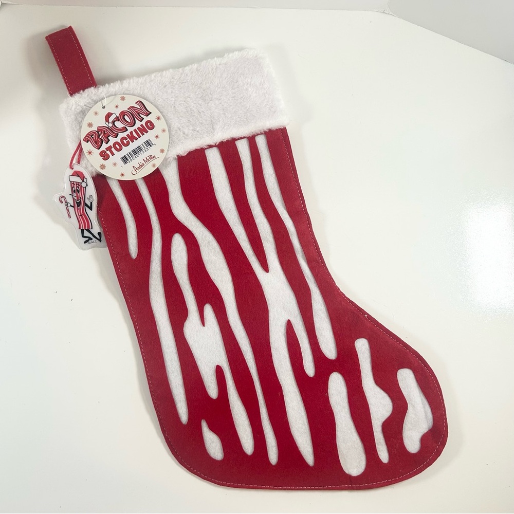 Archie McPhee Bacon Christmas Stocking